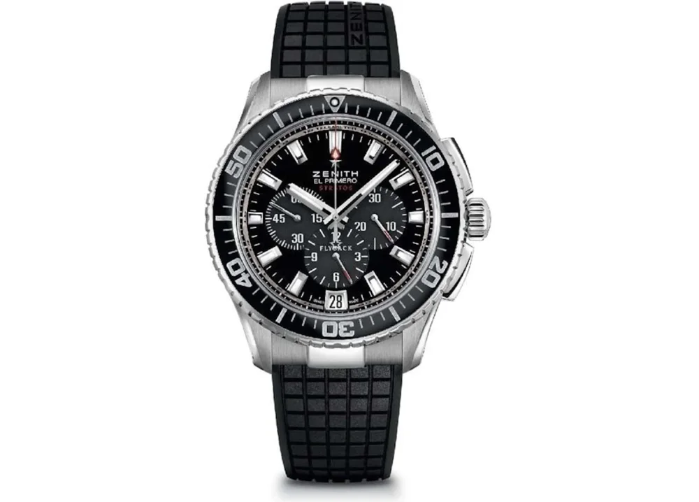 Zenith El Primero Stratos Flyback Crocodile Strap